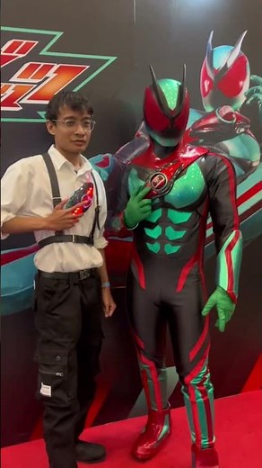 Finally, I’ve met #kamenriderzeztz and Hiroaki Iwanaga as #dateakira or #kamenriderbirth