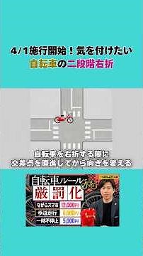 Effective from April 1st! A lawyer explains the new rules regarding bicycle traffic violations, i...