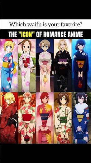 Every romance anime has a best girl... but only one becomes your ultimate waifu! 🌸
