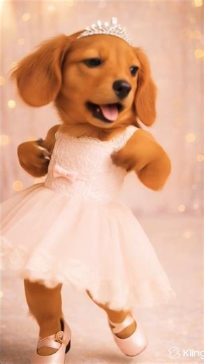 Cute Dogi Dance 🐶 | Soft Voice Funny Talk 😂 #Shorts