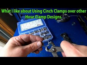 What I like about Using Cinch Clamps over other Hose Clamp Systems.