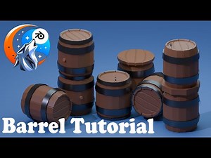 Blender - Barrel Tutorial - Beginner Friendly Modeling