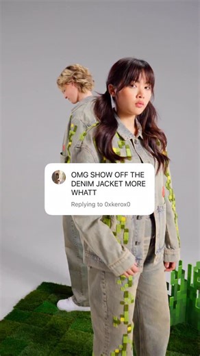 Cool Shirtz on Instagram: "The Golem Denim 🌿 Very Cool x Minecraft"