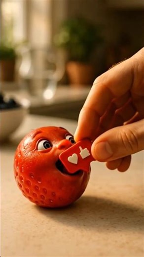 Surreal Fruit Faces Eat YouTube Icons