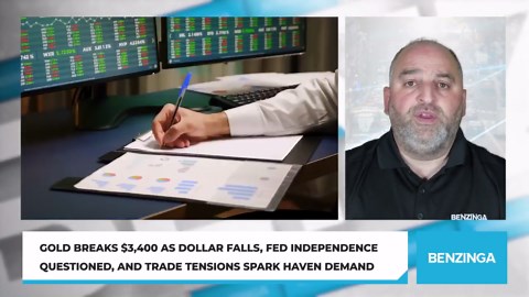 Gold Breaks $3,400 as Dollar Falls, Fed Independence Questioned, and Trade Tensions Spark Haven Demand