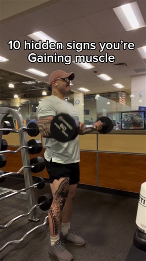 Felipe on Instagram: "10 hidden signs you’re gaining muscle (even if the scale hasn’t moved) 💪🔥 1️⃣ You’re stronger week to week Adding reps or weight without trying harder = muscle adaptation. 2️⃣ Muscles feel “full” even at rest That tight, pumped look sticking around means glycogen + growth. 3️⃣ Your clothes fit tighter in specific areas Sleeves, chest, glutes, or thighs filling out = lean mass gain. 4️⃣ Better muscle definition under the same lighting More shape, more separation, same body