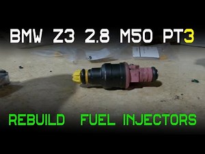 BMW Z3 2.8L M50 Manifold Upgrade Part 3 - Rebuild and Install fuel Injectors.