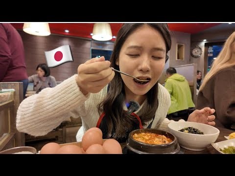 What happens when a Japanese person calls a Korean person they don't know and asks for a restaura...