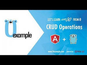 Simple CRUD in Golang + Angular