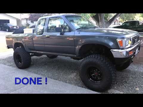 1990 Toyota Pickup 4" Liftkit Install
