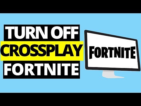 How To TURN OFF Crossplay On Fortnite (2021)
