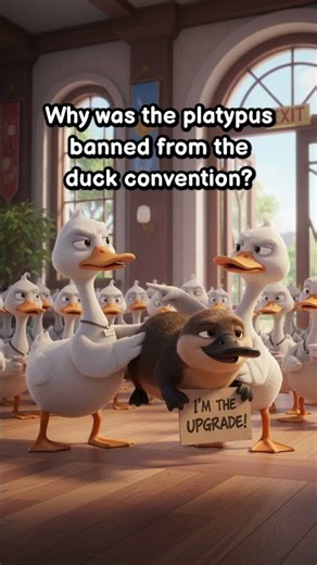 The Platypus Upgrade! 😂🦆 Funny Animal Joke for Kids | Animal Flow Factory