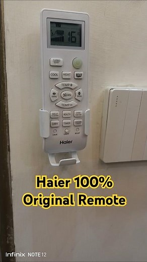 100% Original Haier AC Remote with Wall Holder | Easy Installation & Review! #RemoteWithWallHolder