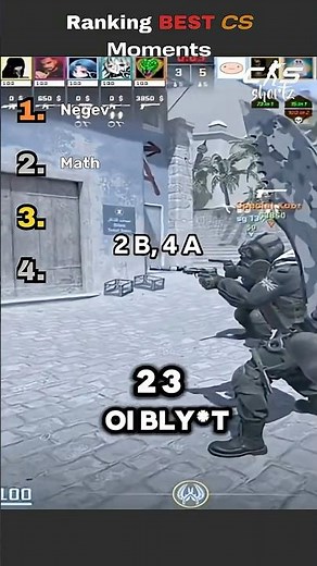 Ranking BEST Counter-Strike MOMENTS