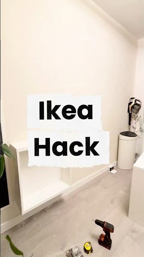 My Viral IKEA BESTA Kitchen Extension Hack - Small Kitchen Upgrade #ikeahack #viral