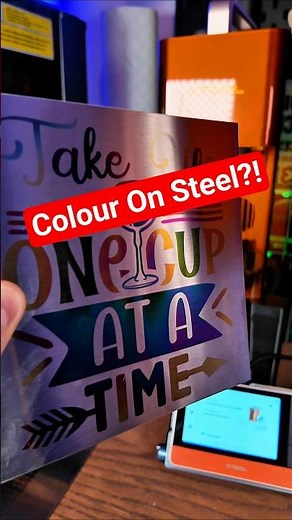 How Is This Even Possible? | Colour Engraving on Steel (xTool F2 Ultra UV) #laserengraving #xtool
