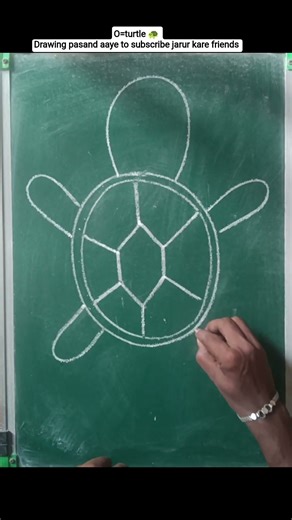 how to draw a turtle with a number 2 #shorts #artworks