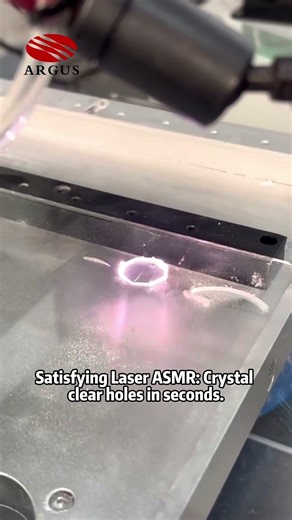 Mechanical drill vs. Laser: Watch the clear winner! Glass Laser Drilling