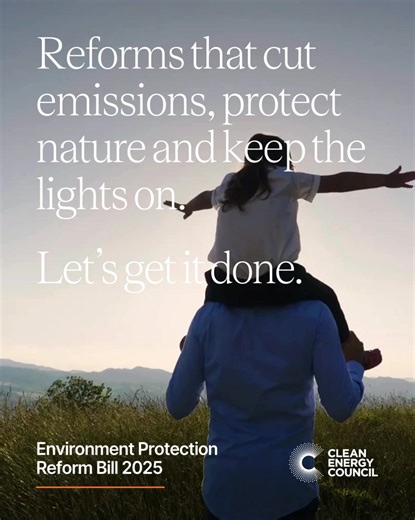As Parliament enters its final sitting week for 2025, the Environment Protection and Biodiversity Conservation (EPBC) Act reform is on the agenda. This is a significant opportunity to modernise Australia’s environment laws so they protect nature and unlock more clean energy projects to replace retiring coal. The proposed reforms strengthen environmental safeguards while making approvals for clean energy projects clearer, more consistent and more predictable as ageing coal-fired power is replaced