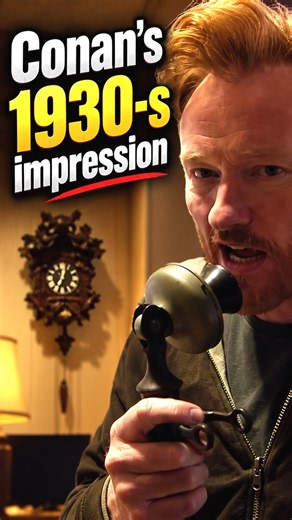 Conan O'Brien's Hilarious 1930s Phone Impression