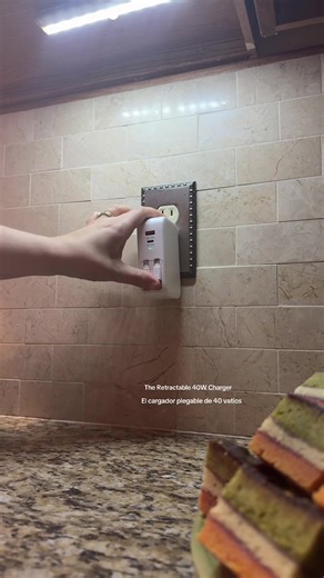 This is the Retractable 40W Power Charger. I tested this out and it charged my phone to 100% in 20 Minutes. #techtok #phonecharger #tools #hacks #giftguide