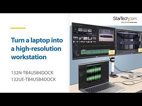 Thunderbolt 4 Multi-Display Docking Station | StarTech.com