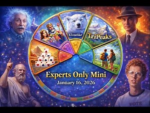 Game 4 Pyramid EXPERT - Experts Only Mini - January 16, 2026 - Microsoft Solitaire