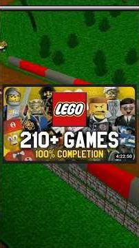 I’m 100%ing Every LEGO Game EVER (210+) #lego #legogames