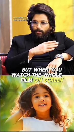 Allu Arjun⚡ About His Daughter Allu Arha Acting | Allu Arjun Interview