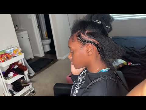 How To Do Spiral Alicia Keys Stitch Braids | Feedin Hair For Cornrows Voiceover Tutorial MUST WATCH