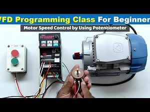 Learn How to Change Motor Speed by using VFD and Potentiometer ‪@TheElectricalGuy‬