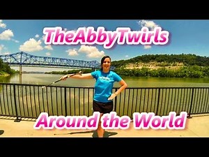 Around The World - Flourish Combo - Novice Baton Twirling Combination - How to Twirl a Baton