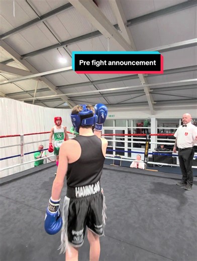 Pre fight checks and announcement ✅ #fyp #utms #boxing