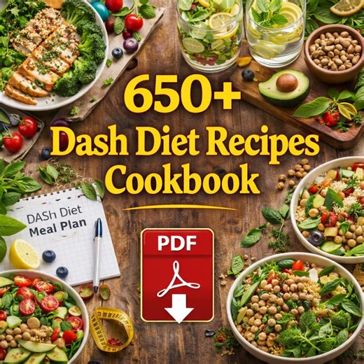 650+ Dash Diet Recipes Cookbook! PDF Download! - Etsy UK