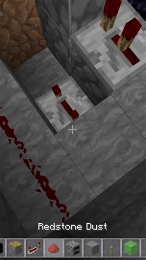 minecraft sliding door. #shorts #minecraft