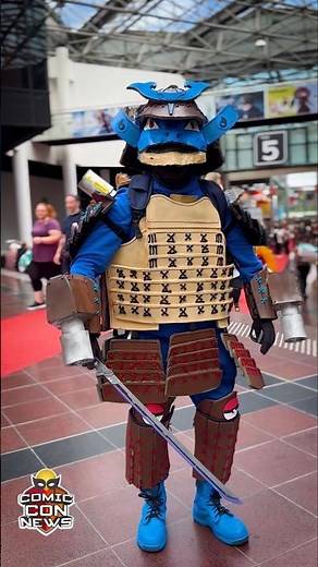 Samurai Blastoise Pokémon Cosplay 🐢💧 #shorts #pokemon #cosplay #halloween