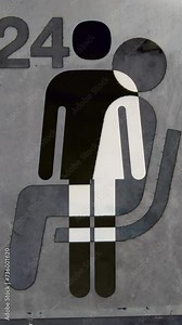 male and female signs and symbols in vertical