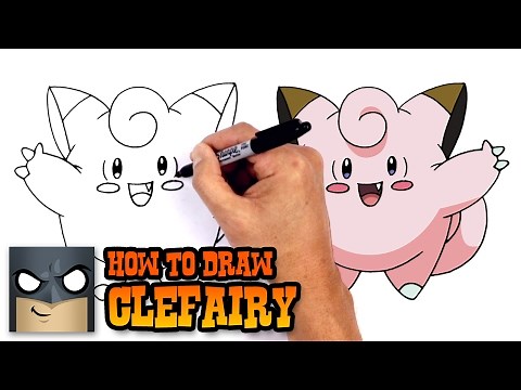 How to Draw Clefairy | Pokemon