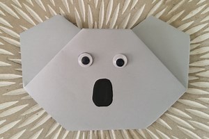 Origami koala facile