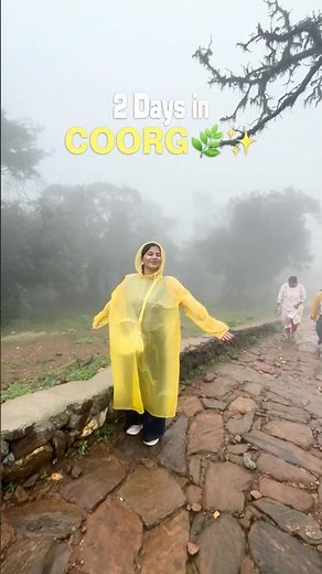2 Days in Coorg 🌿 | Perfect Coorg Itinerary + Places to Visit #shorts