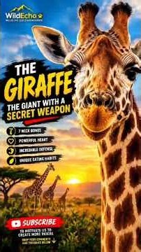 🦒 The Giraffe: The Giant With a Secret Weapon | Amazing Giraffe Facts #wildlife #animalfacts