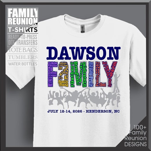 100+ Family Reunion T-shirt Designs - Family Slogans - Dtfs - Tote Bags - Tumblers - Water Bottlers. - Etsy