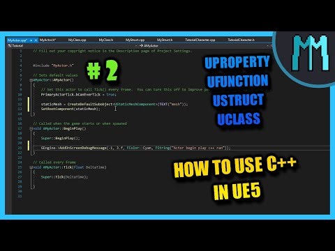 UE5 C++ Basics #2 - Classes, Actors