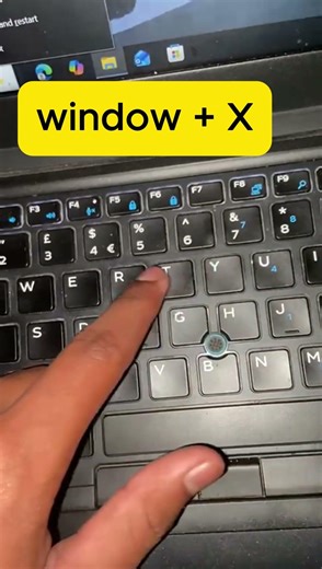 No mouse needed 🚫🖱️Restart with a shortcut ⌨️🔥#ClickSmart #KeyboardShortcuts #WindowsTips#Computer