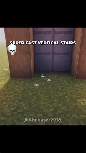 Minecraft Super Fast Vertical Stairs Moment #minecraft #shorts
