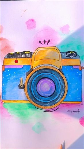 “This Watercolour Camera Looks REAL 😱📸 | Art Magic”