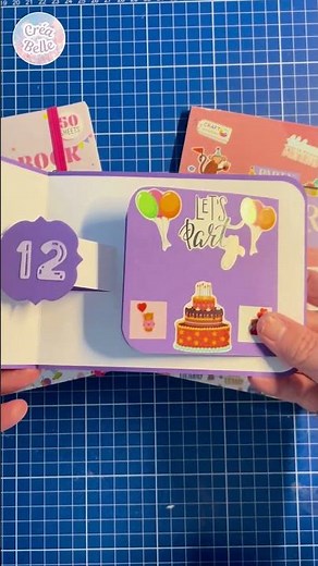 Une jolie carte pop up pour anniversaire !🌸Tuto dispo sur la chaine ! 🌸 #diy #popupcard