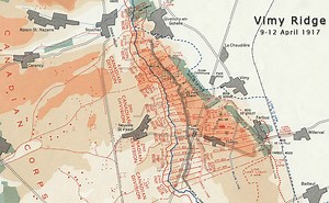 Mural of Honour - Vimy Ridge Timeline