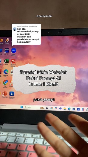 Tutorial Membuat Makalah Menggunakan Prompt AI