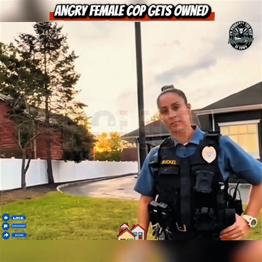 Angry Female Cop Gets Owned | Even